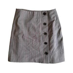 Sunday Best plaid mini skirt buttons preppy - size 00 (aritzia)
